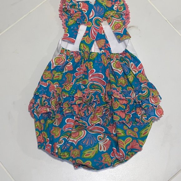 StellyBelly Monogrammed Romper "A" - Picture 7 of 9